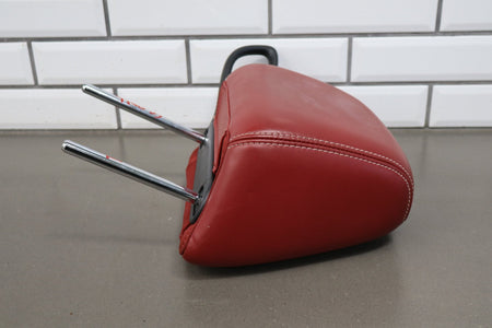 11-14 Dodge Challenger RH Front Headrest Red Leather OEM