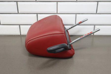 11-14 Dodge Challenger RH Front Headrest Red Leather OEM