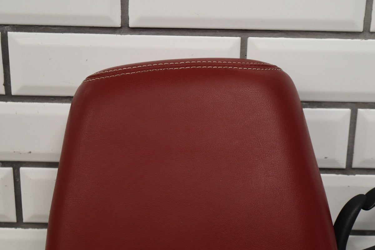 11-14 Dodge Challenger RH Front Headrest Red Leather OEM