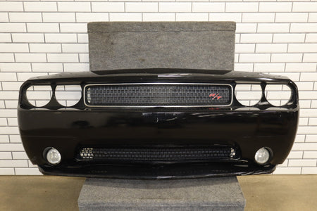 11-14 Dodge Challenger R/T Front Bumper Cover Complete Black (PX8) (Resprayed)