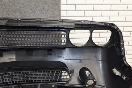11-14 Dodge Challenger R/T Front Bumper Cover Complete Black (PX8) (Resprayed)