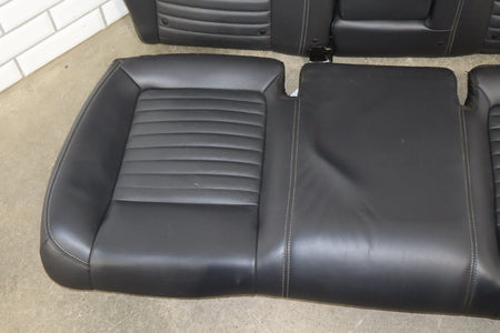 11-14 Dodge Challenger R/T Leather Power Seat Set Front/Rear Dark Slate Gray DV
