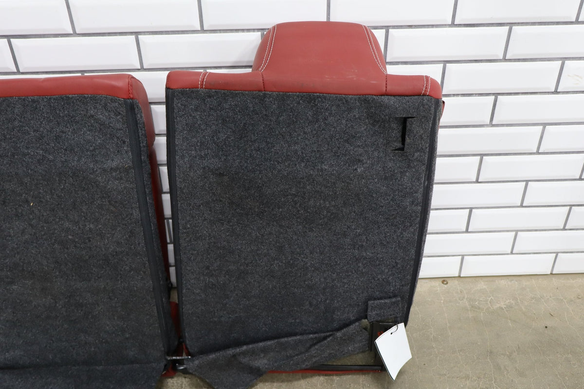11-14 Dodge Challenger R/T Rear Seat Red Leather OEM