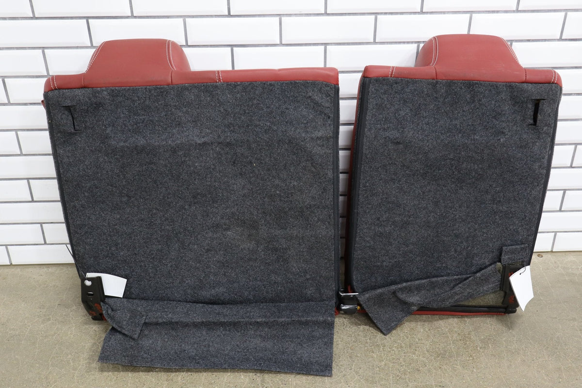 11-14 Dodge Challenger R/T Rear Seat Red Leather OEM