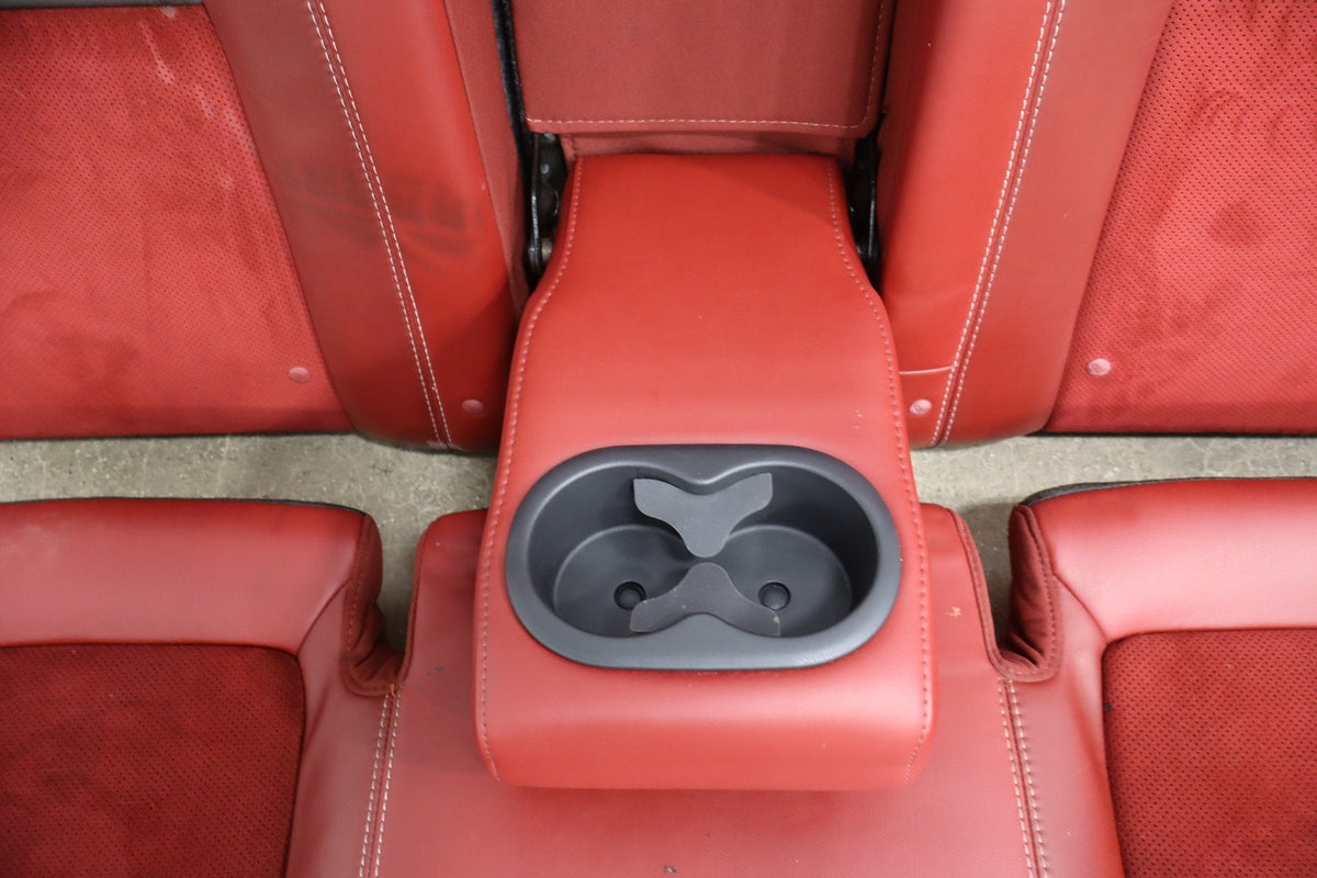 11-14 Dodge Challenger R/T Rear Seat Red Leather OEM