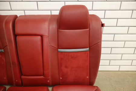 11-14 Dodge Challenger R/T Rear Seat Red Leather OEM