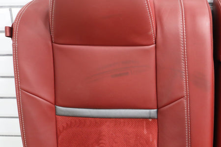 11-14 Dodge Challenger R/T Rear Seat Red Leather OEM