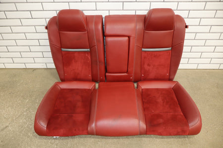 11-14 Dodge Challenger R/T Rear Seat Red Leather OEM