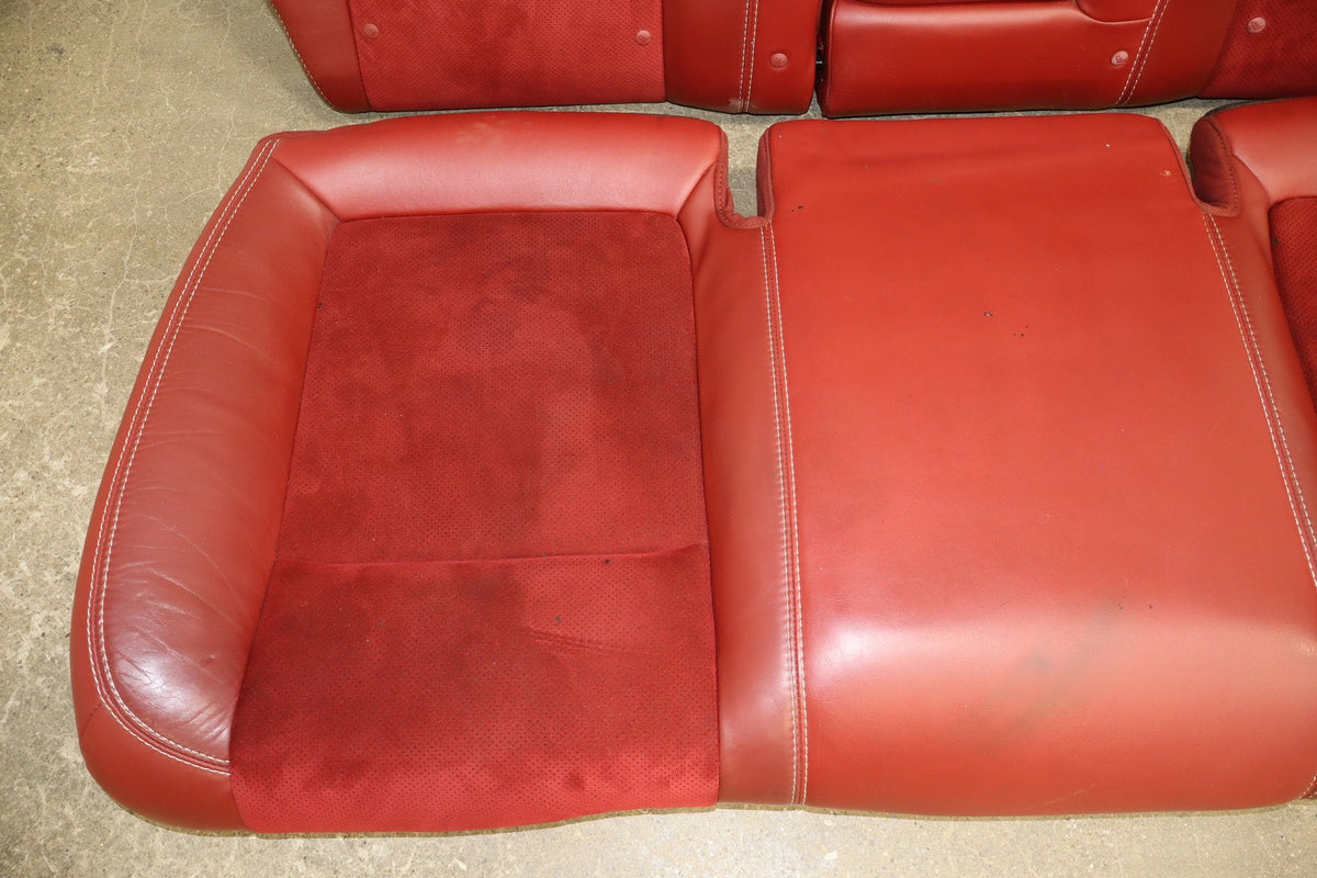 11-14 Dodge Challenger R/T Rear Seat Red Leather OEM