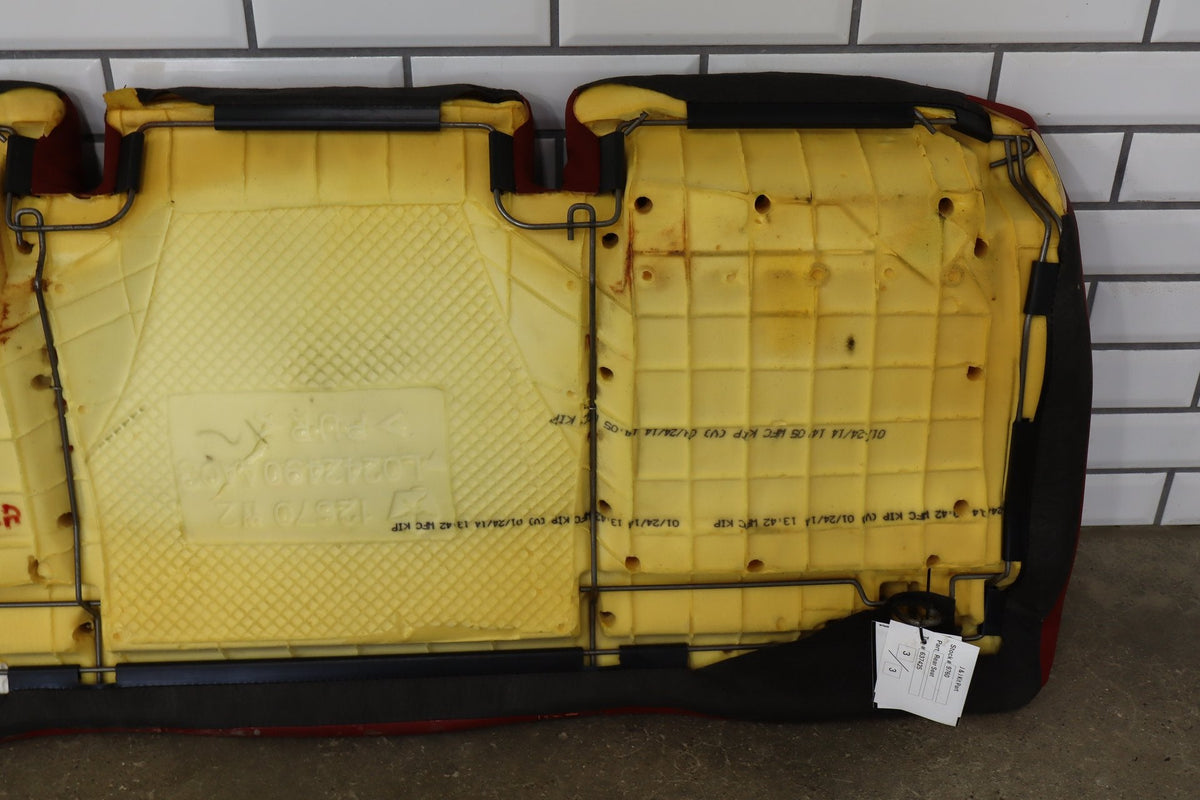 11-14 Dodge Challenger R/T Rear Seat Red Leather OEM