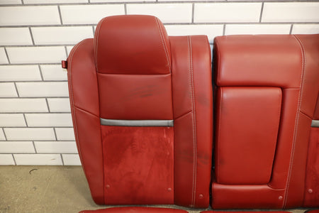 11-14 Dodge Challenger R/T Rear Seat Red Leather OEM