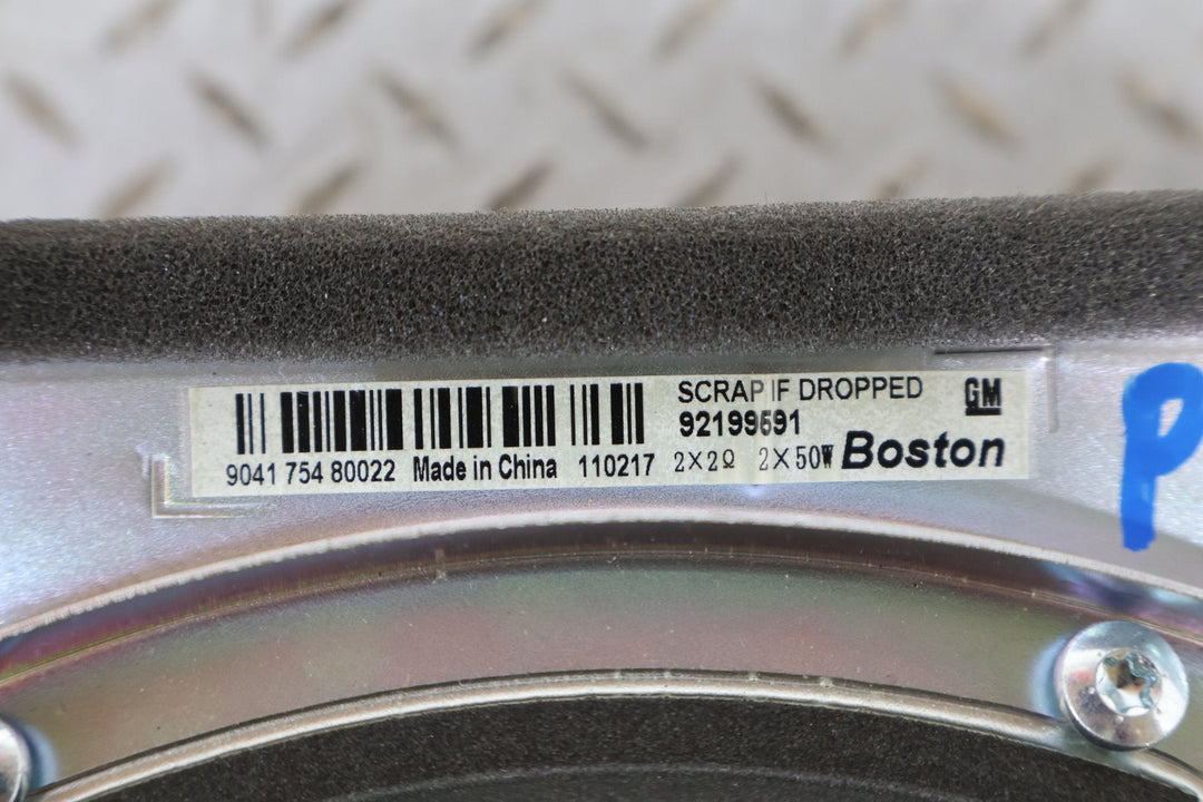 11 - 15 Chevy Camaro Rear OEM Boston Acoustics Subwoofer Speaker (92199591) Tested