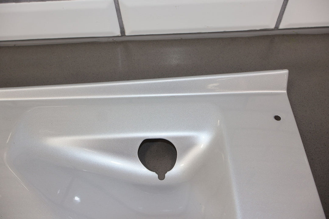 11 - 18 Jeep Wrangler JK Front Center Windshield Cowl Vent Panel - Bright Silver PS2