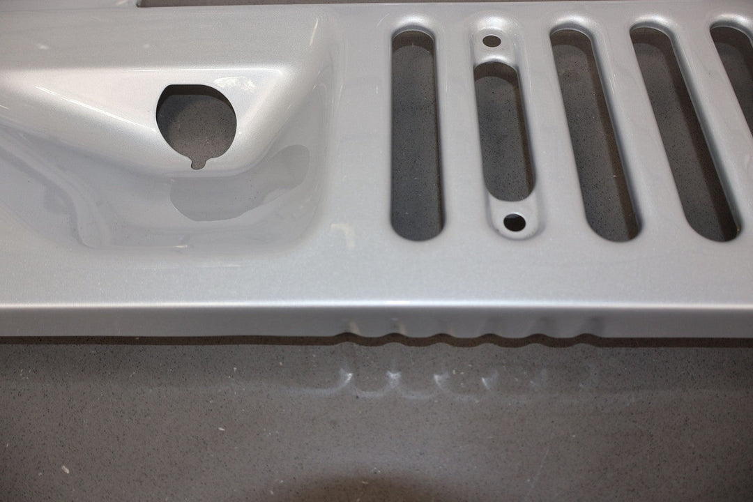 11 - 18 Jeep Wrangler JK Front Center Windshield Cowl Vent Panel - Bright Silver PS2