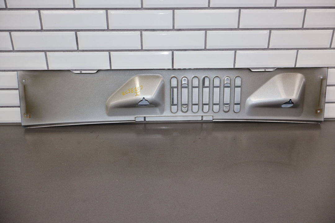 11 - 18 Jeep Wrangler JK Front Center Windshield Cowl Vent Panel - Bright Silver PS2