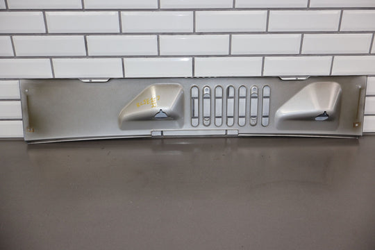 11 - 18 Jeep Wrangler JK Front Center Windshield Cowl Vent Panel - Bright Silver PS2