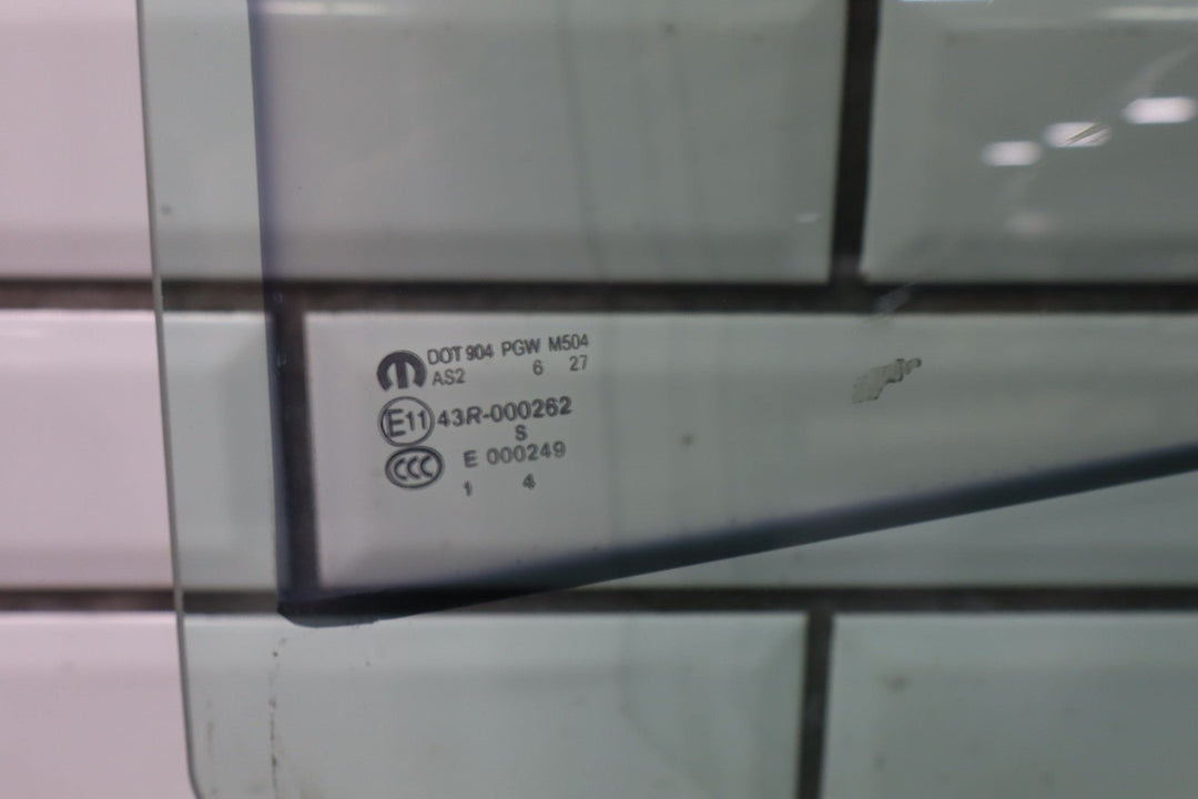 11 - 23 Dodge Charger Left Rear Door Glass / Window OEM