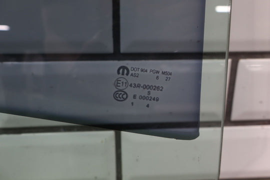 11 - 23 Dodge Charger Right Rear Door Glass / Window OEM