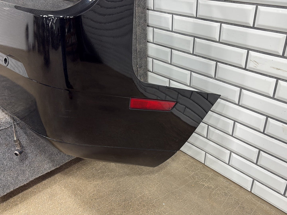 12-14 Dodge Challenger R/T Rear Bumper Cover Black (PX8) (Resprayed)