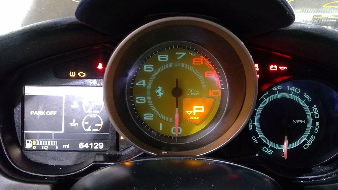 12 - 14 Ferrari California 220MPH Speedometer Gauge Cluster OEM 274142 Tested