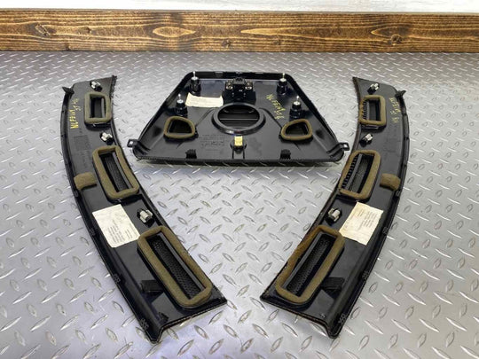 12 - 14 Ferrari California Interior Vented Dash Trim Kit 3 Pieces (Black)