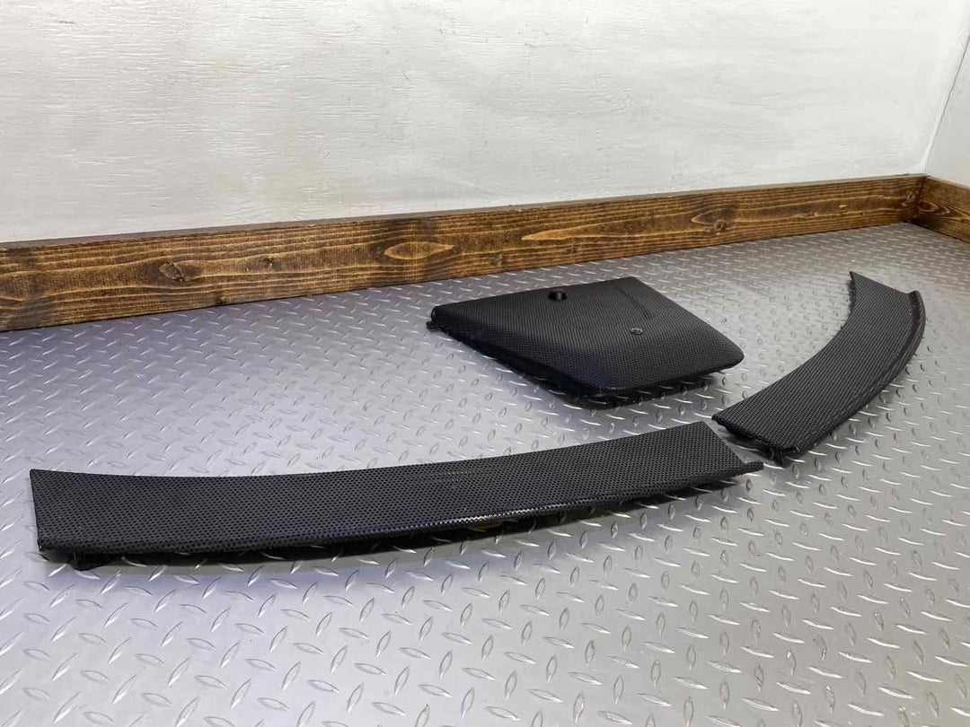 12 - 14 Ferrari California Interior Vented Dash Trim Kit 3 Pieces (Black)