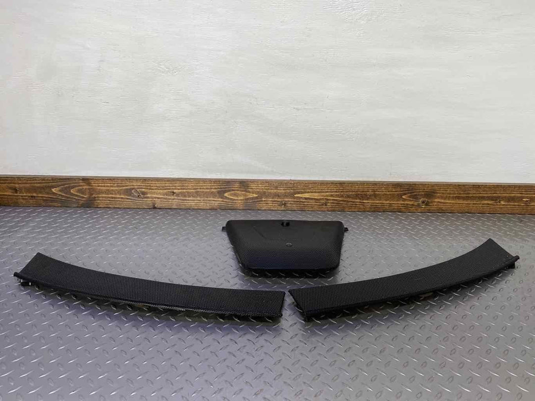 12 - 14 Ferrari California Interior Vented Dash Trim Kit 3 Pieces (Black)