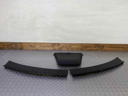 12 - 14 Ferrari California Interior Vented Dash Trim Kit 3 Pieces (Black)