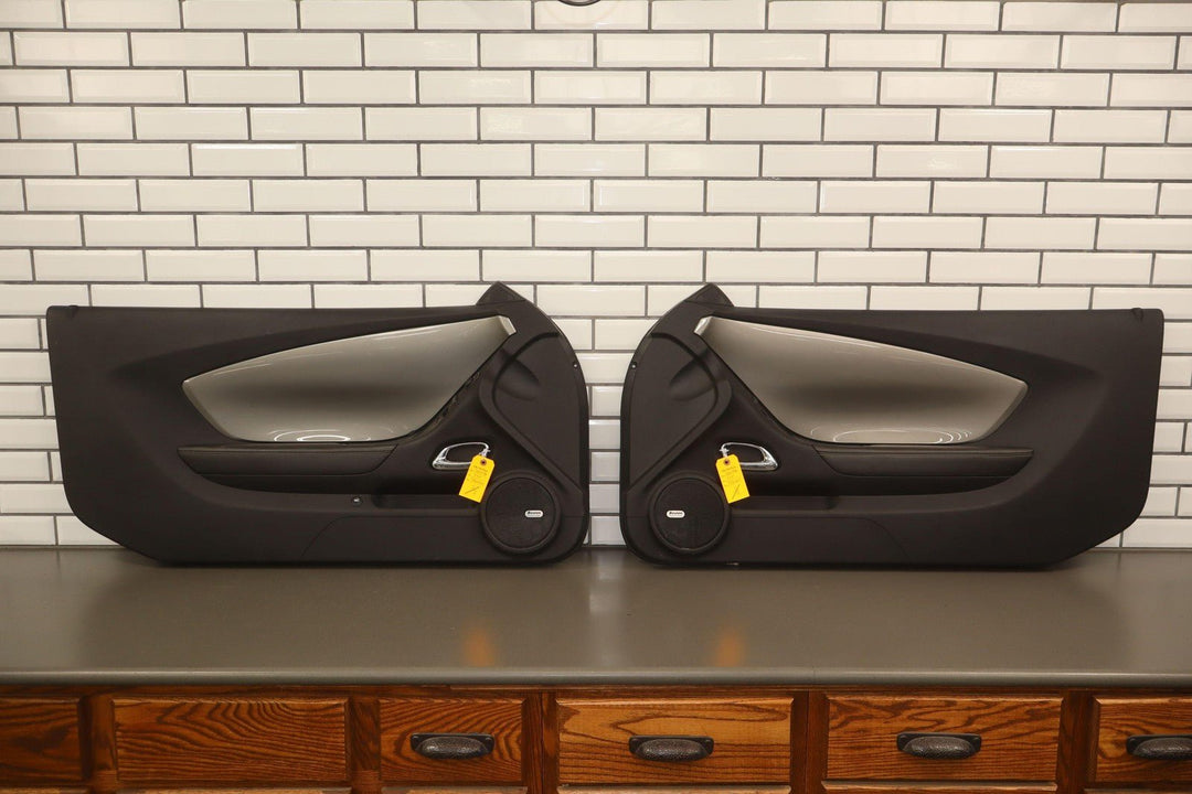 12 - 15 Chevy Camaro SS 46K Interior Door Panel Set Left/Right Black AFM