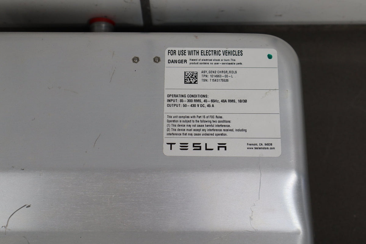 12-15 Tesla Model S Gen 2 High Voltage Battery Charger Module (1014963-00-L) OEM