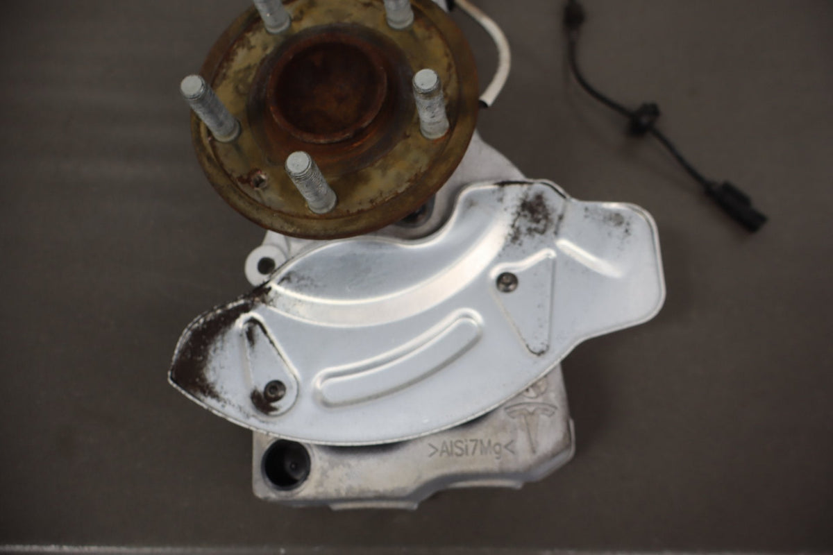 12-16 Tesla Model S RWD Passenger Right Front Spindle Knuckle OEM
