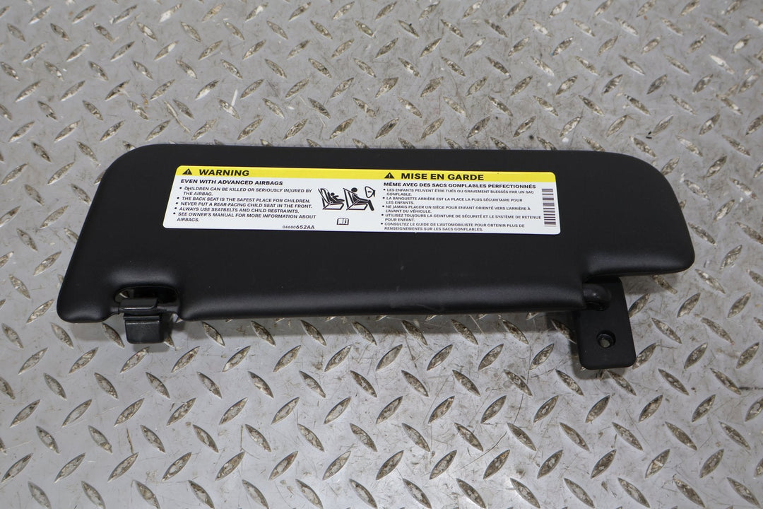 12 - 17 Fiat 500 Abarth Pair LH & RH Interior Sun Visors (Black XX)