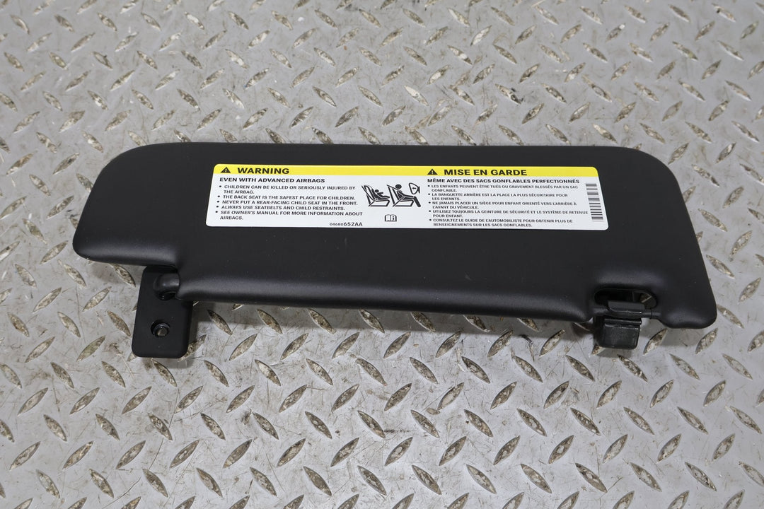 12 - 17 Fiat 500 Abarth Pair LH & RH Interior Sun Visors (Black XX)