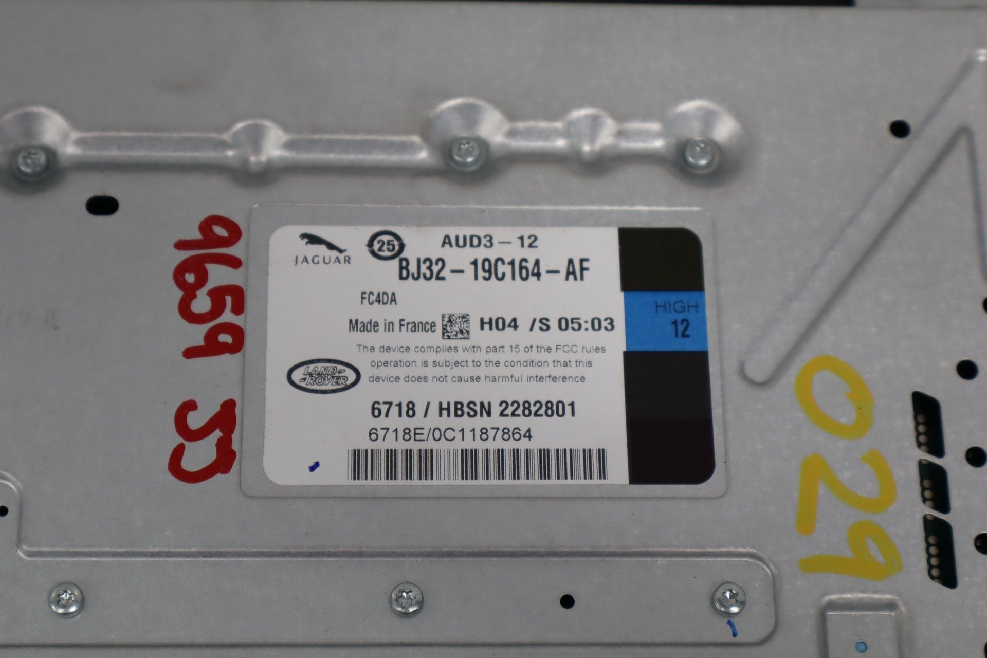 12-19 Jaguar XJ XJL XF Evoque X351 Radio Amplifier BJ32-19C164-AF OEM