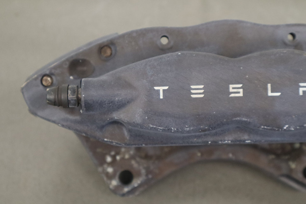 12-20 OEM Tesla Model S X Rear Left Driver Side Brake Caliper Brembo 4 Piston