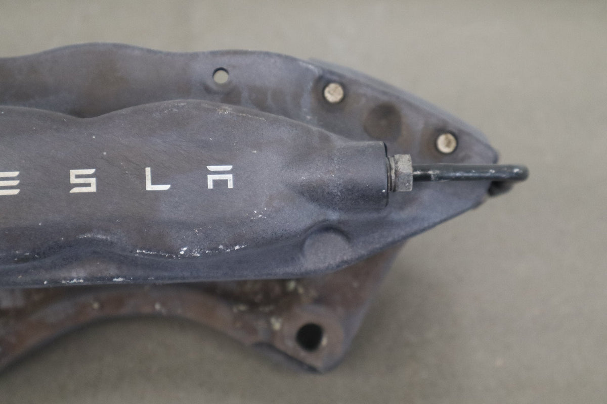 12-20 OEM Tesla Model S X Rear Left Driver Side Brake Caliper Brembo 4 Piston