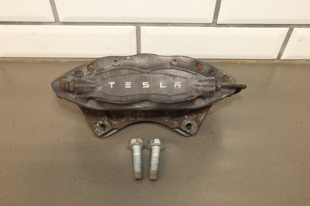 12-20 OEM Tesla Model S X Rear Left Driver Side Brake Caliper Brembo 4 Piston