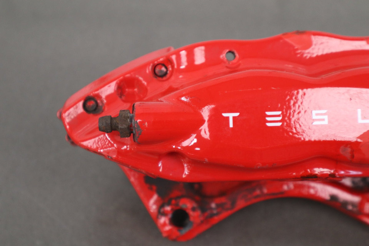 12-20 OEM Tesla Model S X Rear Left Driver Side Brake Caliper Brembo 4 Piston