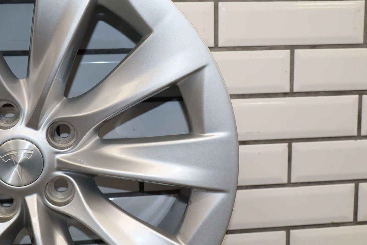 12-20 Tesla Model S 19x8 Slipstream OEM Alloy Wheel/Rim