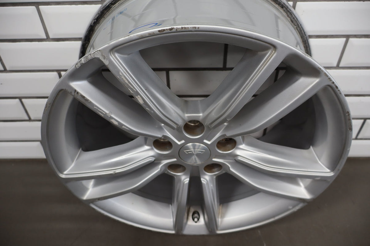 12-20 Tesla Model S Alloy Wheel OEM 19x8 Spun True