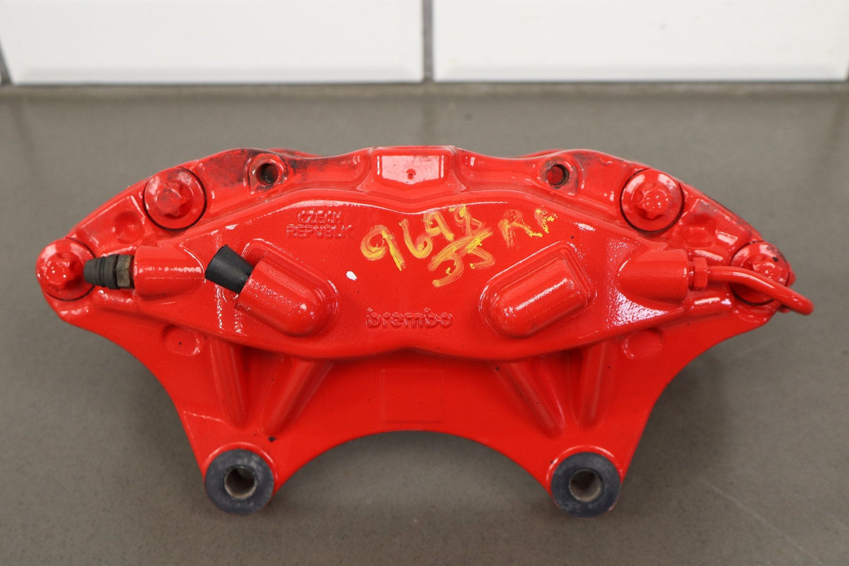 12-20 Tesla Model S Front Brembo Brake Caliper Set Left/Right OEM 4 Piston