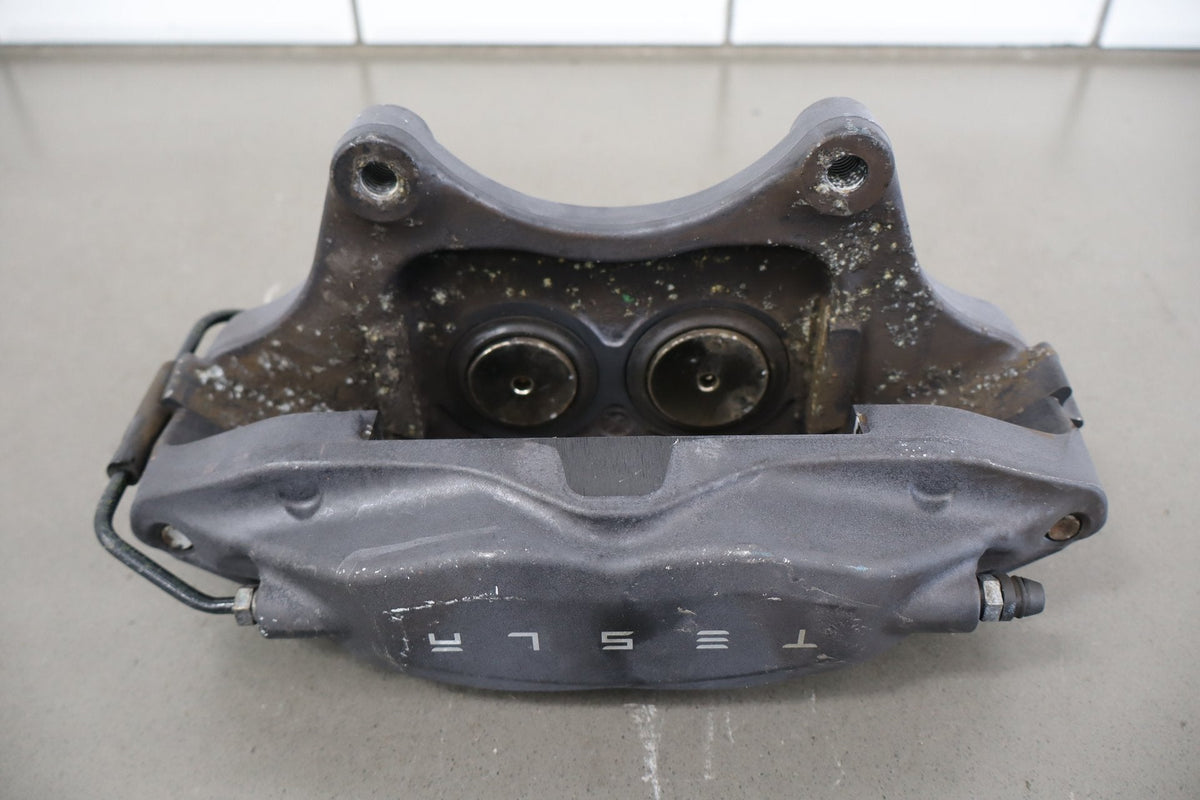 12-20 Tesla Model S Front Brembo Brake Caliper Set Left/Right OEM 4 Piston