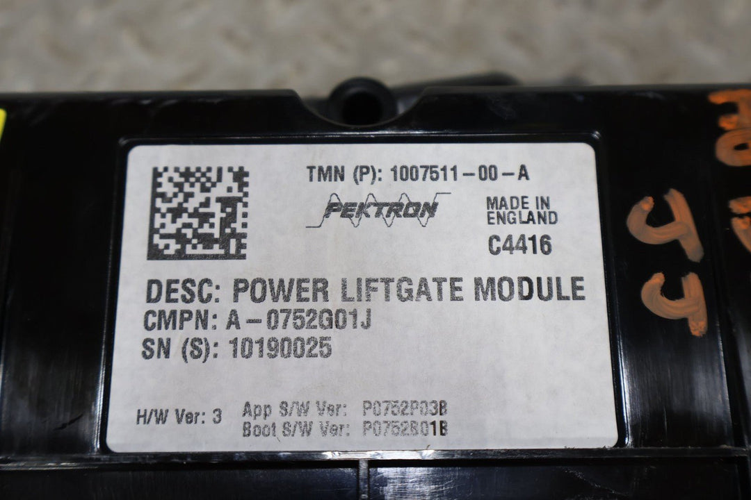 12 - 20 Tesla Model S OEM Power Lift Gate &Parking Brake Control Modules See Notes