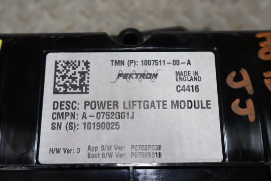 12 - 20 Tesla Model S OEM Power Lift Gate &Parking Brake Control Modules See Notes