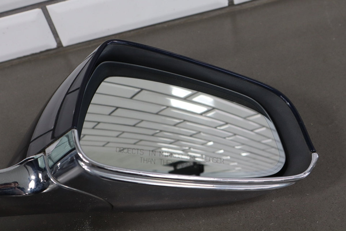 12-20 Tesla Model S Passenger Right RH Door Mirror Blue Metallic PMMB