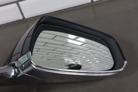 12-20 Tesla Model S Passenger Right RH Door Mirror Blue Metallic PMMB
