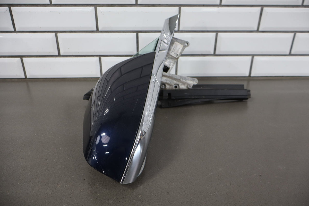 12-20 Tesla Model S Passenger Right RH Door Mirror Blue Metallic PMMB