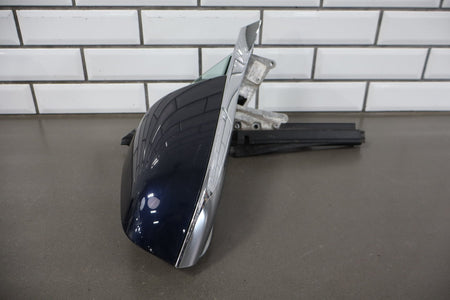 12-20 Tesla Model S Passenger Right RH Door Mirror Blue Metallic PMMB