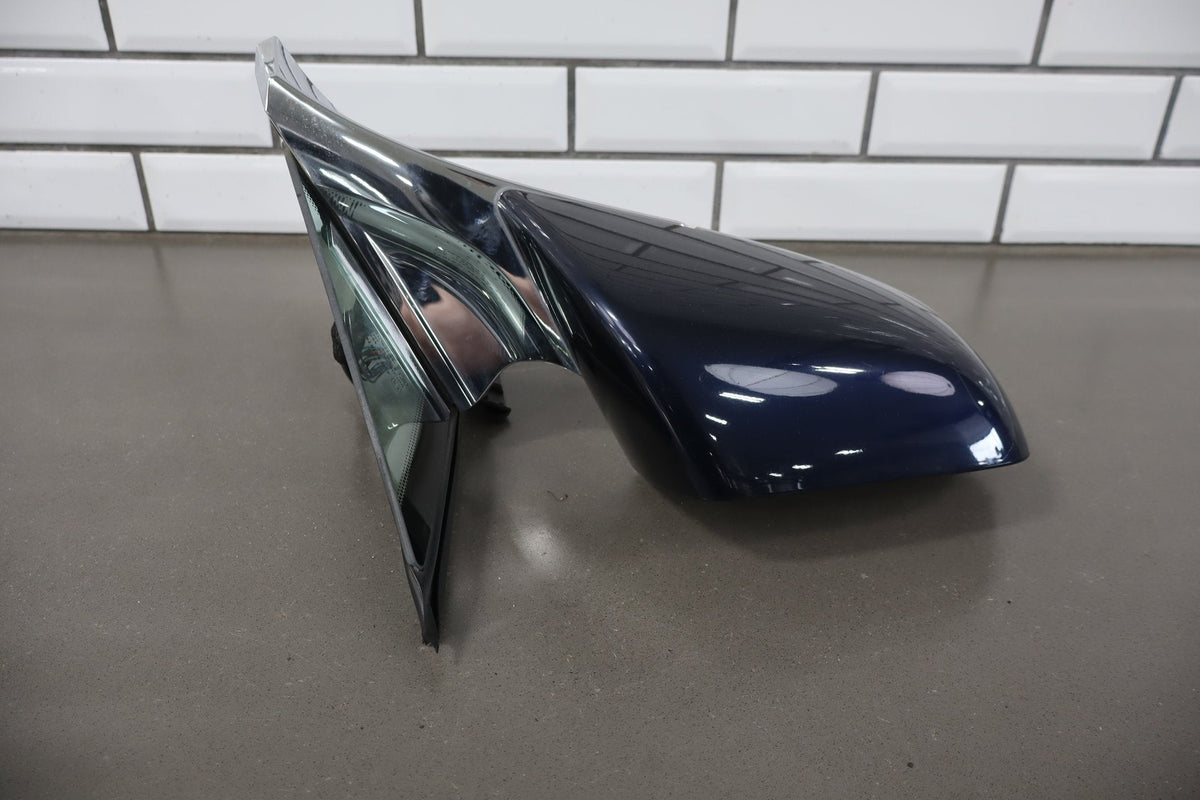 12-20 Tesla Model S Passenger Right RH Door Mirror Blue Metallic PMMB