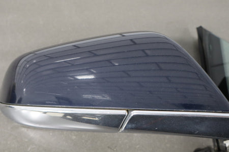 12-20 Tesla Model S Passenger Right RH Door Mirror Blue Metallic PMMB